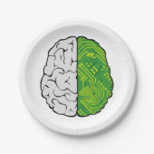 Motherboard Brain Papieren Bordje (Voorkant)