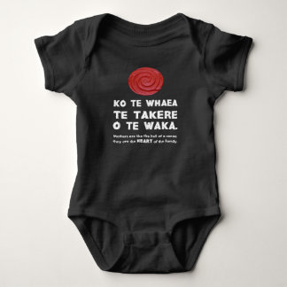 Mothers Are the Heart of the Family, Maori Proverb Romper