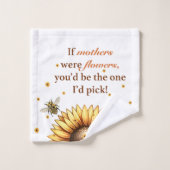 Mother's Day Bathroom Towel Set (Gant de toilette)
