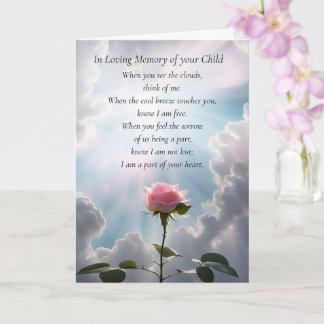 Mothers Day Bereaved Grieving Loss of Child Kaart
