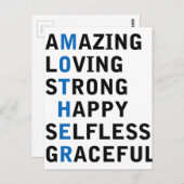 Mother's day briefkaart (Voorkant / Achterkant)