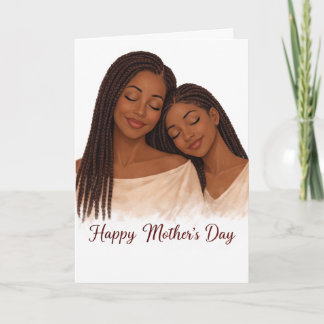 Mother's Day Card for Black <om Kaart