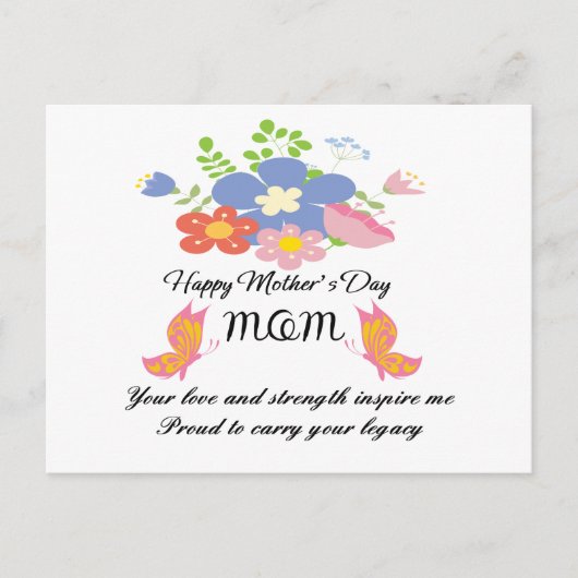 Mother's day feestdagenkaart (Voorkant)