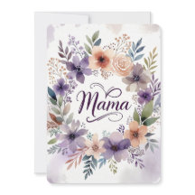 Mother's day Flat Greeting Card