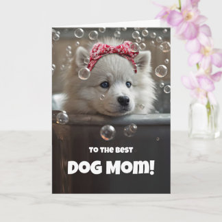 Mothers Day from Pet Dog Fur Baby Cute Kaart