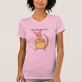 Mother's Day Kangaroo and Baby T-shirt
