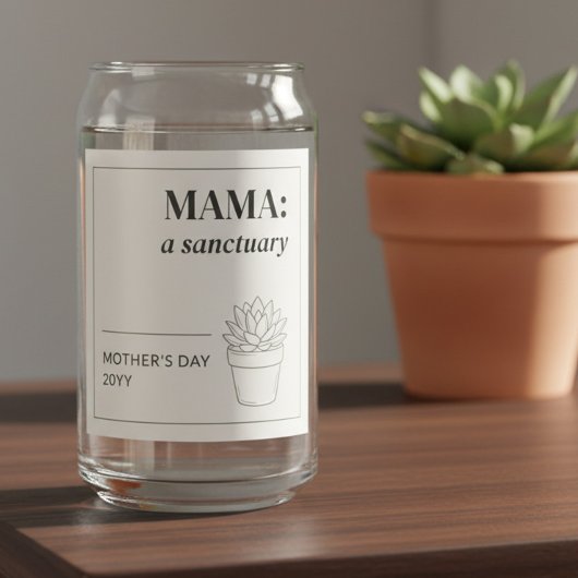 Mother's Day Minimalist Mama Sanctuary Botanical