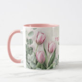 Mother's Day Mug Text "MOM" "Since 1972" (Gauche)