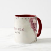 Mother's Day Mug Text "MOM" "Since 1972" (Devant droit)