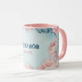 Mother's Day Mug Text "MOM" "Since 1972" (Devant droit)