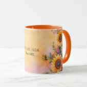 Mother's Day Mug Text "MOM" "Since 1972" (Devant droit)