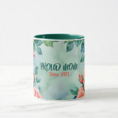 Mother's Day Mug Text "MOM" "Since 1972" Mok (Midden)