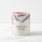 Mother's Day Mug Text "MOM" "Since 1972" Mok (Midden)