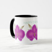Mother's Day Mug with Floral Pattern and Heartfelt Mok (Voorkant links)