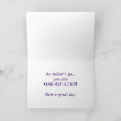 Mother's Day One of a Kind Card Kaart (Binnen)