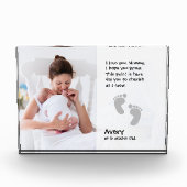 Mother's Day Poem keepsake Child footprints Photo Fotoblokken (Voorkant)