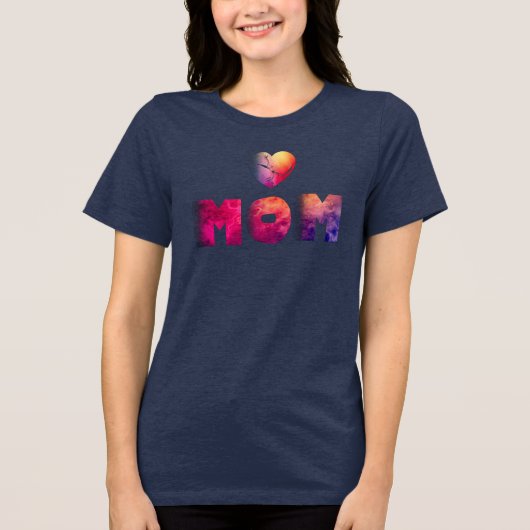 mothers day Tri-Blend shirt (Voorkant)