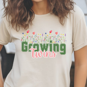 Mother's Garden, een tweeling opgroeien, een tweel Tri-Blend Shirt