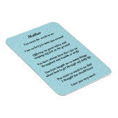 Mothers Poem Magnet Magneet (Rechterzijde)