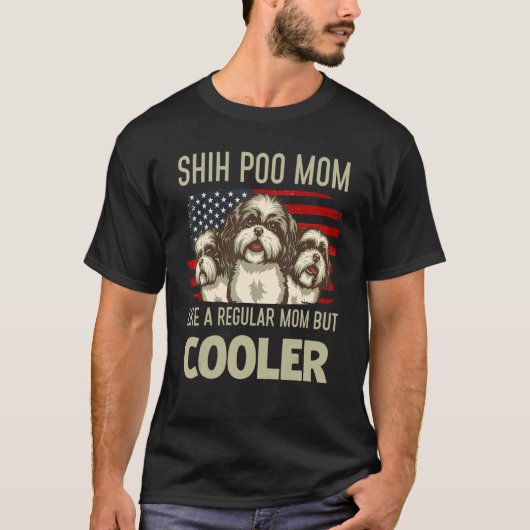Motheru2019s Dag Shih Poo Moeder Als Een Regular M T-shirt (Voorkant)