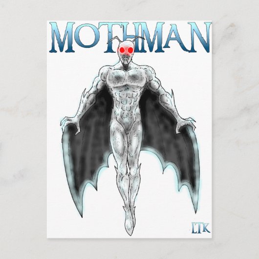Mothman Briefkaart (Voorkant)