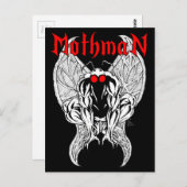 Mothman Briefkaart (Voorkant / Achterkant)