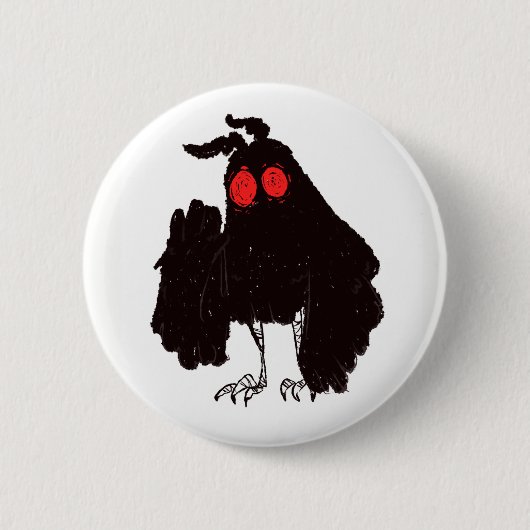Mothman Button (Voorkant)