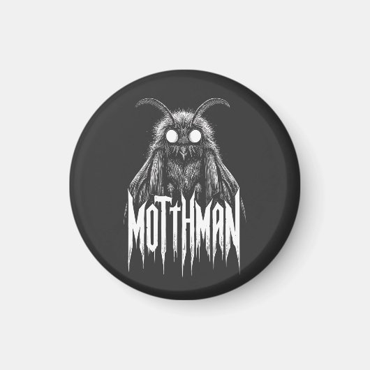Mothman Cryptid Horror Gothic Paranormal Creature  Magneet (Voorkant)