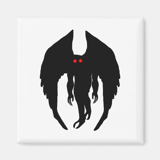 Mothman Cryptid Magneet (Voorkant)