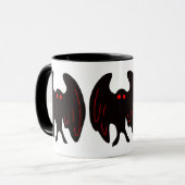 Mothman Cryptid Monster Mok (Voorkant links)