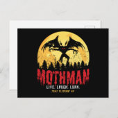 Mothman Cryptid Point Pleasant Gift Briefkaart (Voorkant / Achterkant)
