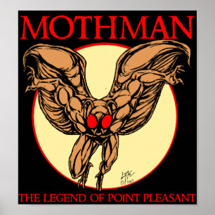 Mothman: De leende partij in de zaak-Pleasant Poster