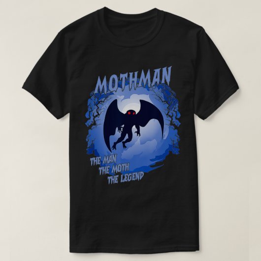 Mothman de Man de moeder de legende cryptid T-shirt (Design voorkant)
