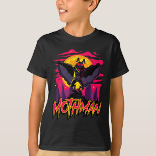Mothman Film Fun Cryptid Halloween Myth Monster C T-shirt