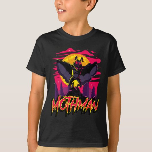 Mothman Film Fun Cryptid Halloween Myth Monster C T-shirt (Voorkant)