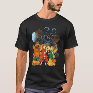 Mothman Halloween-truc voor het behandelen van Mot T-shirt