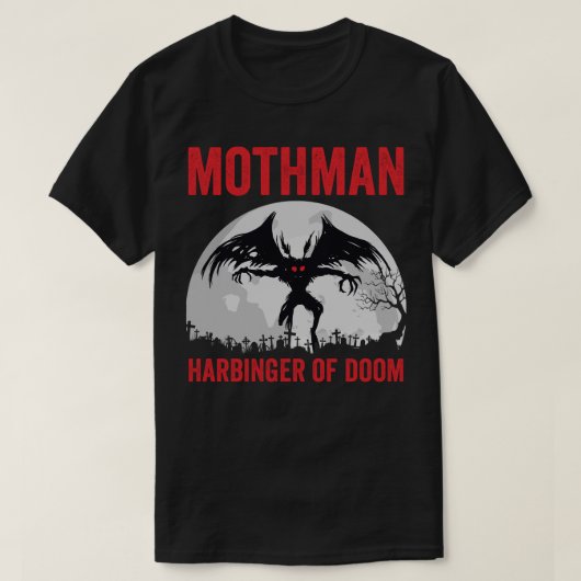 Mothman Harbinger van Doom T-shirt (Design voorkant)