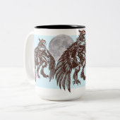 Mothman Night Owl Big Moon Mok (Voorkant links)