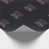 Mothman Night Sky met autolichten Cadeaupapier (Hoek)