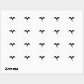 MOTHMAN RONDE STICKER (Vel)