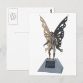 Mothman Statue van Point Pleasant West Virginia Briefkaart (Voorkant / Achterkant)