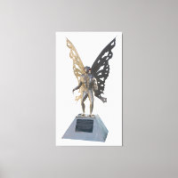 Mothman Statue van Point Pleasant West Virginia