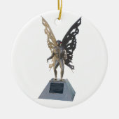 Mothman Statue van Point Pleasant West Virginia Keramisch Ornament (Voorkant)