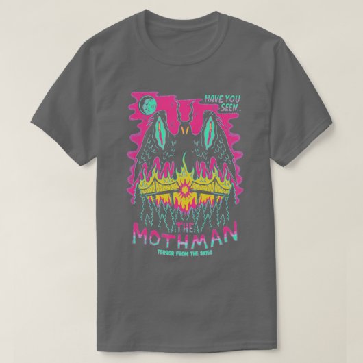 Mothman TShirt Cadeau pour les fans (Design devant)