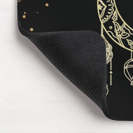 Moths and Moon Celestial Black Muismat (Hoek)