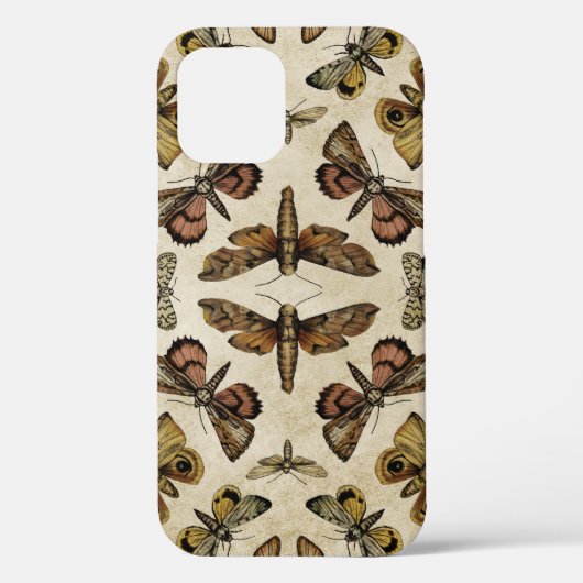 Moths Hoesje-Mate iPhone Case (Achterkant)