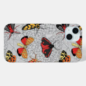 Moths on hydrangea Case-Mate iPhone case (Achterkant (horizontaal))