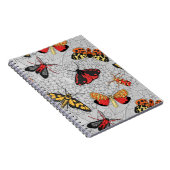 Moths on hydrangea notitieboek (Rechterzijde)