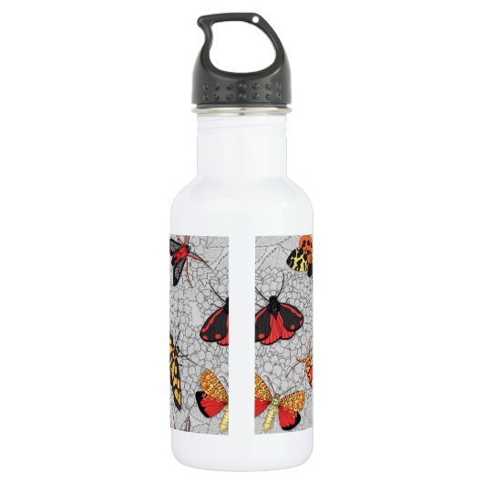 Moths on hydrangea waterfles  (Achterkant)