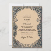 Motief Keltische Nordic middeleeuwse Scroll Viking Kaart (Voorkant)